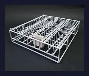 Coated Ceramics Fixture Rack