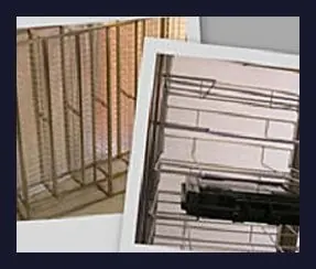 Electropolished Cleaning Racks